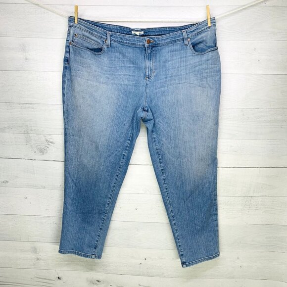 Eileen Fisher Womens Jeans Stretch Organic Cotton Denim Skinny Plus Size 24W - Picture 4 of 13